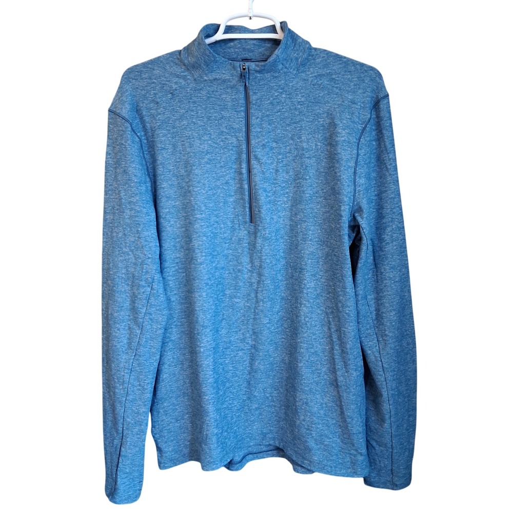 Lululemon Surge Warm 1/2 Zip Jacket Mens M Blue Running‎ Top Long Sleeve LM3AN8S